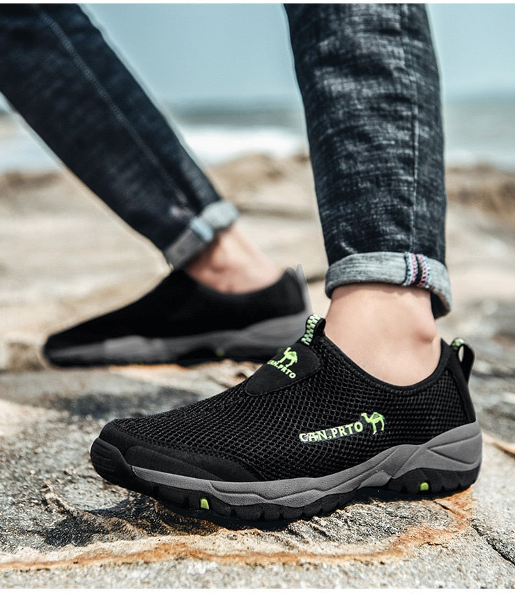 Men's outdoor beach Shoes Mesh Comfortable orthopedic design EVA sole / FREE Shipping