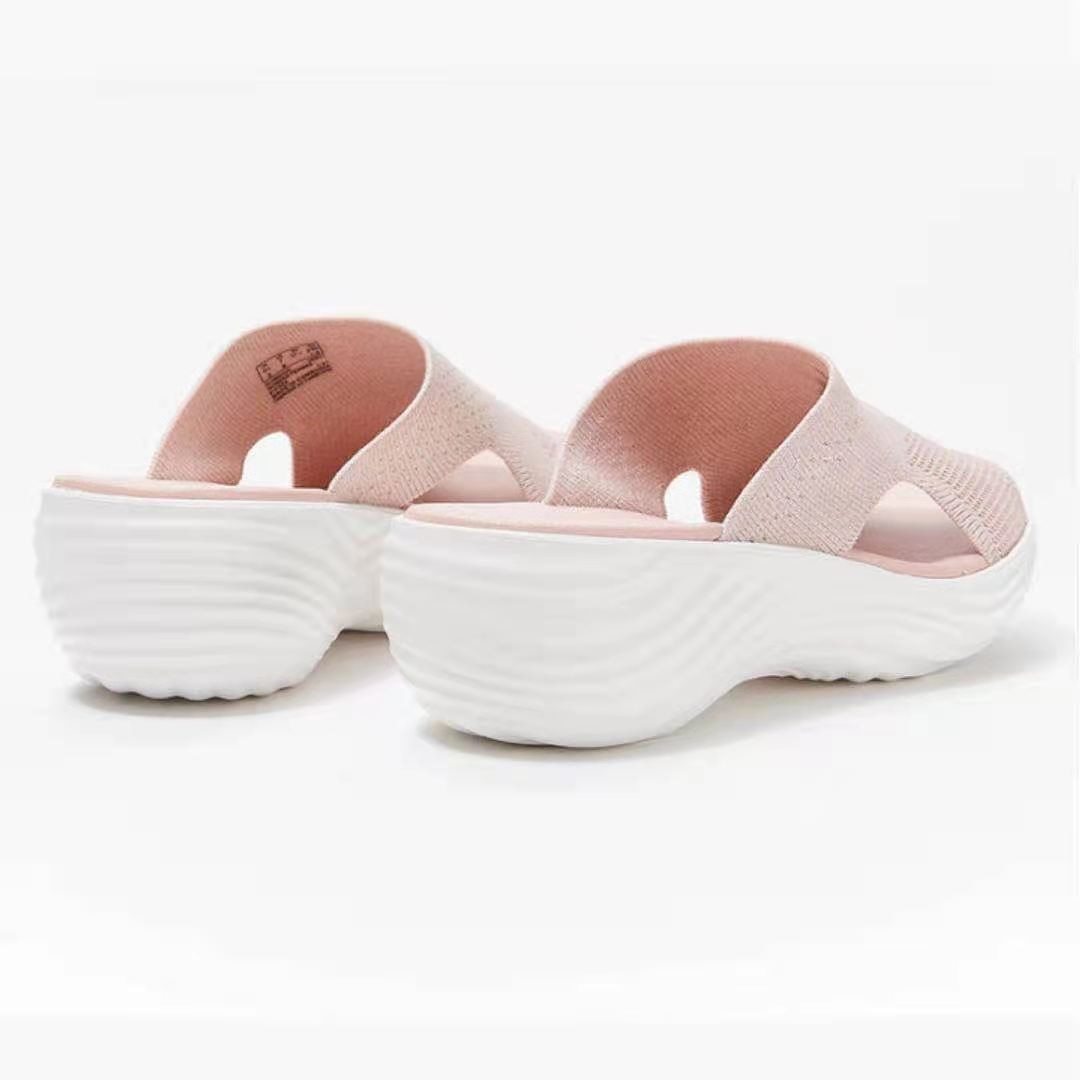Summer Women Beach Mesh Slippers Casual Comfortable orthopedic EVA sole / FREE Shipping
