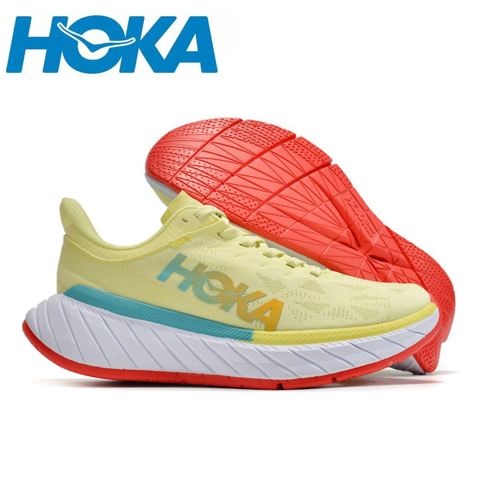 HOKA Carbon X2 Speed Running Shoes Women-Men extra Cushioning/ FREE Shipping