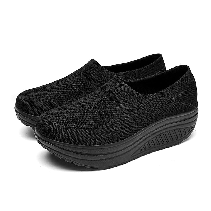Atikota Orthopedic Platform Sneakers for Women Mesh Flat and comfortable / FREE Shipping