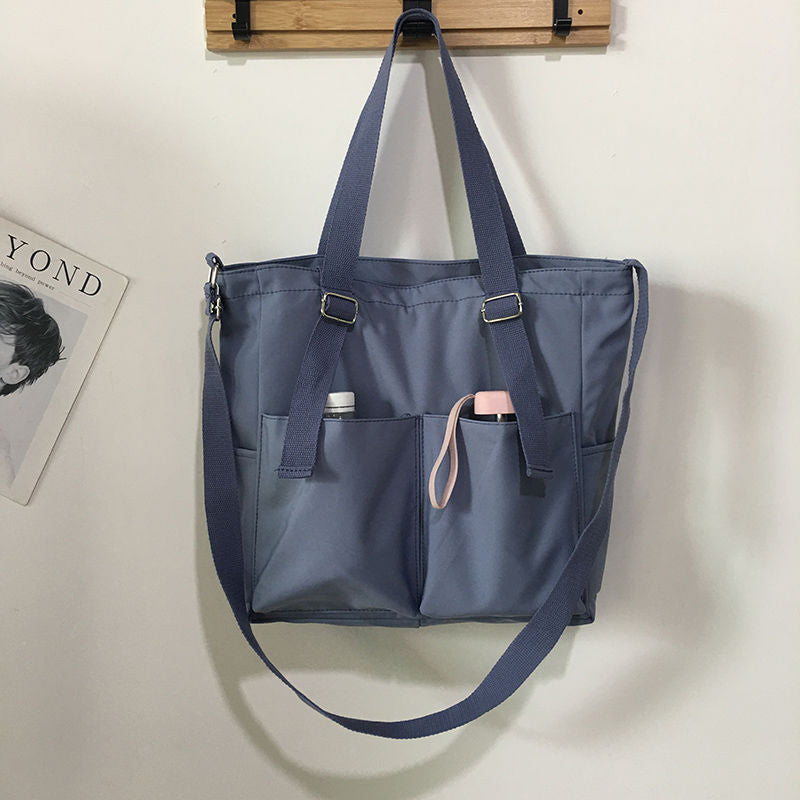 Ladies Bag great for work/Salon or beach with Zipper / Nylon Waterproof / Large Capacity Tote Shoulder Bag / FREE Shipping
