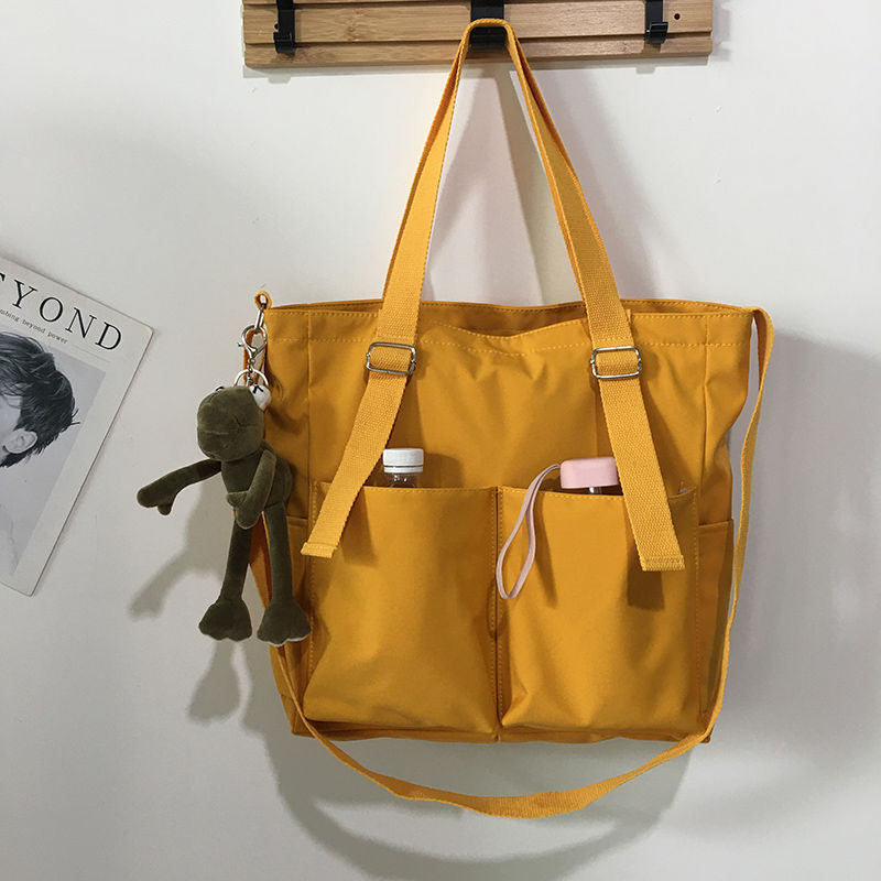 Ladies Bag great for work/Salon or beach with Zipper / Nylon Waterproof / Large Capacity Tote Shoulder Bag / FREE Shipping