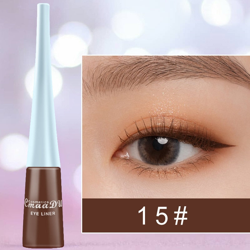 Cmaadu Cosmetics Colorful Liquid Eyeliner Waterproof Eyeliner Gel / Buy 6 get 1 FREE / Enter Code NND4EY0NDCRE / FREE Shipping