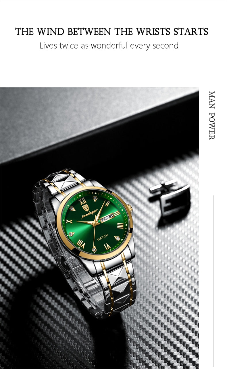 POEDAGAR 5027 Men's Sport Watch with Date/Clock/luminous dial/FREE Shipping