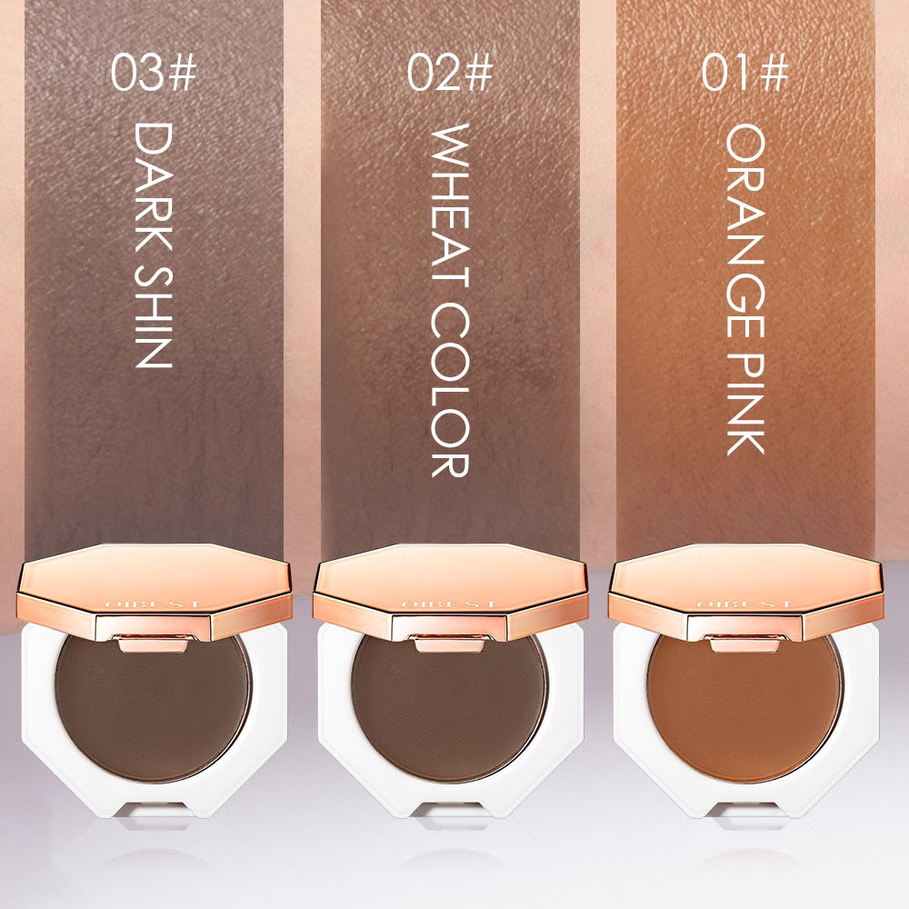 QIBEST Face Makeup Bronzer Palette Silky Cream / Buy 4 get 1 FREE enter Discount Code CVECF182N19G / FREE Shipping