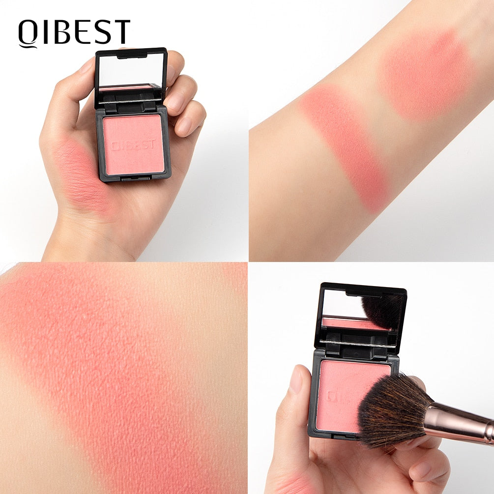 QIBEST Blush 8 Colors Face Cosmetic Shadow Blush Palette / FREE Shipping