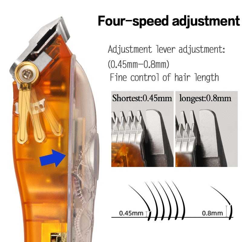 Kemei Electric Hair Clipper for Men / Professional cordless Cutter Wireless Hair Cutter / FREE Shipping