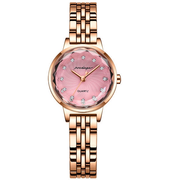 POEDAGAR Elegant Ladies Quartz Watch / Rose Gold Stainless Steel / Waterproof , enter Discount Code QRX0YP9S16Q6 Buy 1 get 1 FREE / FREE Shipping