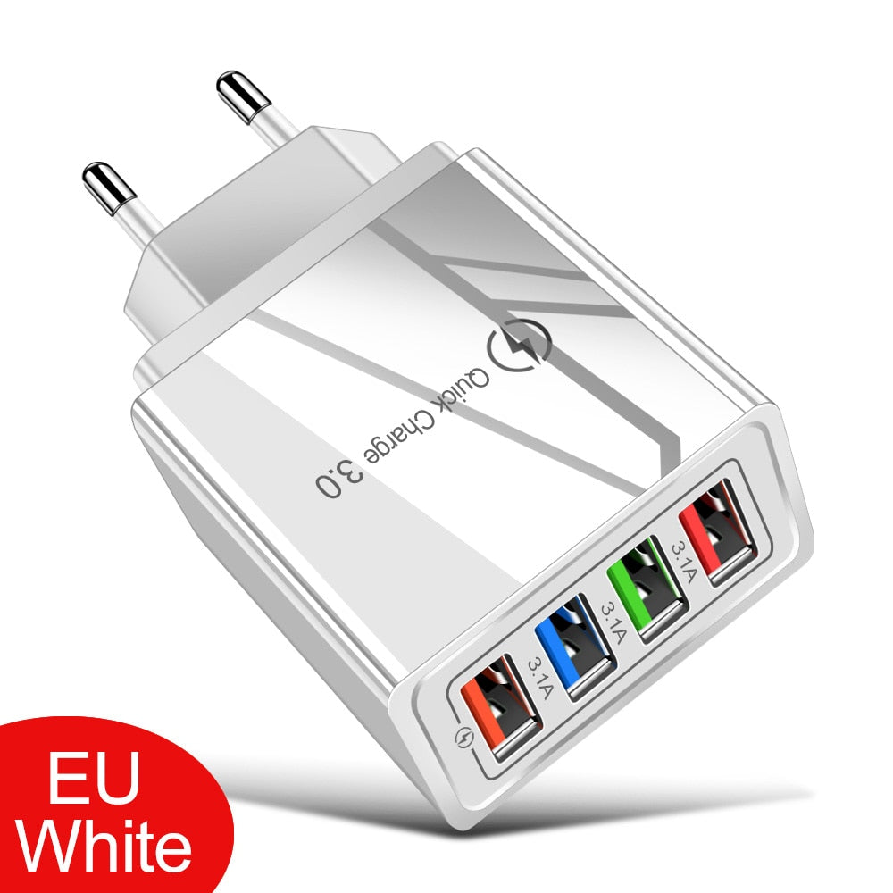 USB QC Wall Plug Quick Charger 3.0 For iPhone 12 Pro-Max Tablet / Buy 25 get 10 FREE / Enter Code 5M6TST0TF4FN / Shipping