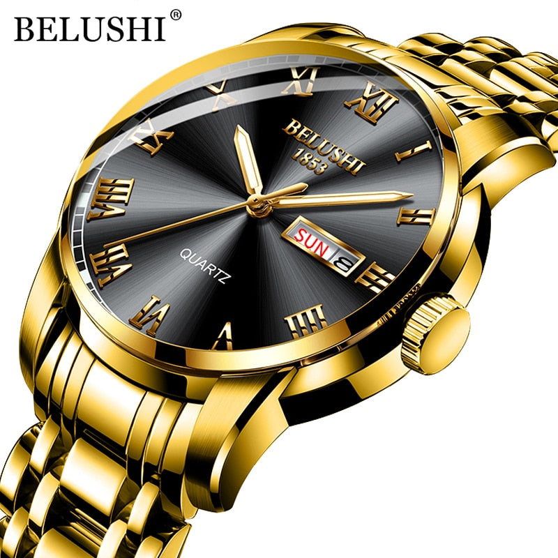 BELUSHI Top Brand Luxury Men's Watch, Luminous/ FREE Shipping - tracking available