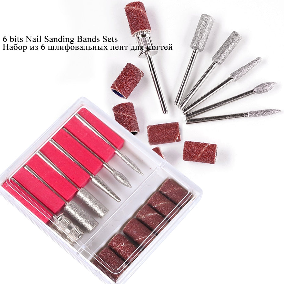 Professional Nail Drill Electric Manicure Machine Milling Cutter Set/ Buy 3 get 1 FREE / Enter CODE 19A1PK9F39VK / FREE Shipping