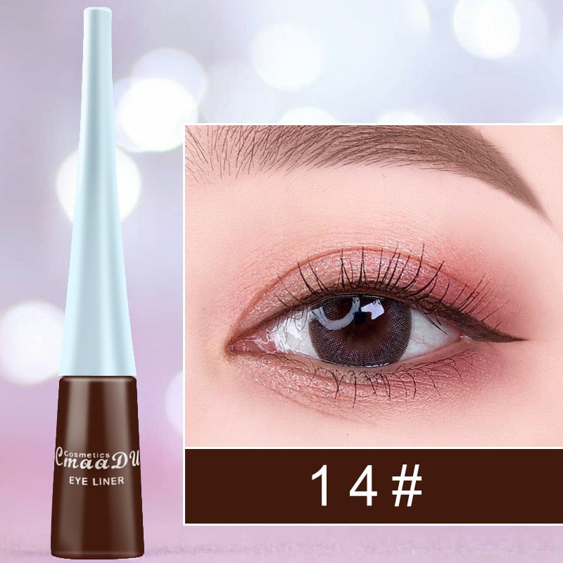 Cmaadu Cosmetics Colorful Liquid Eyeliner Waterproof Eyeliner Gel / Buy 6 get 1 FREE / Enter Code NND4EY0NDCRE / FREE Shipping