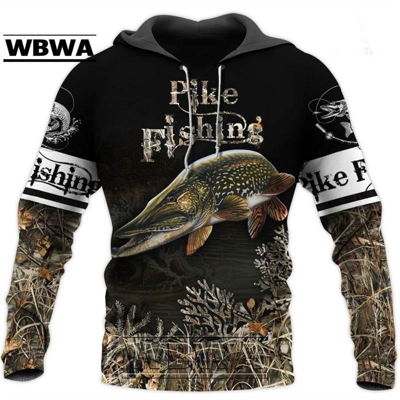 Fishing Hoodies for Women/Men of Salmon/ Bass/ Mahi and fish images / FREE shipping