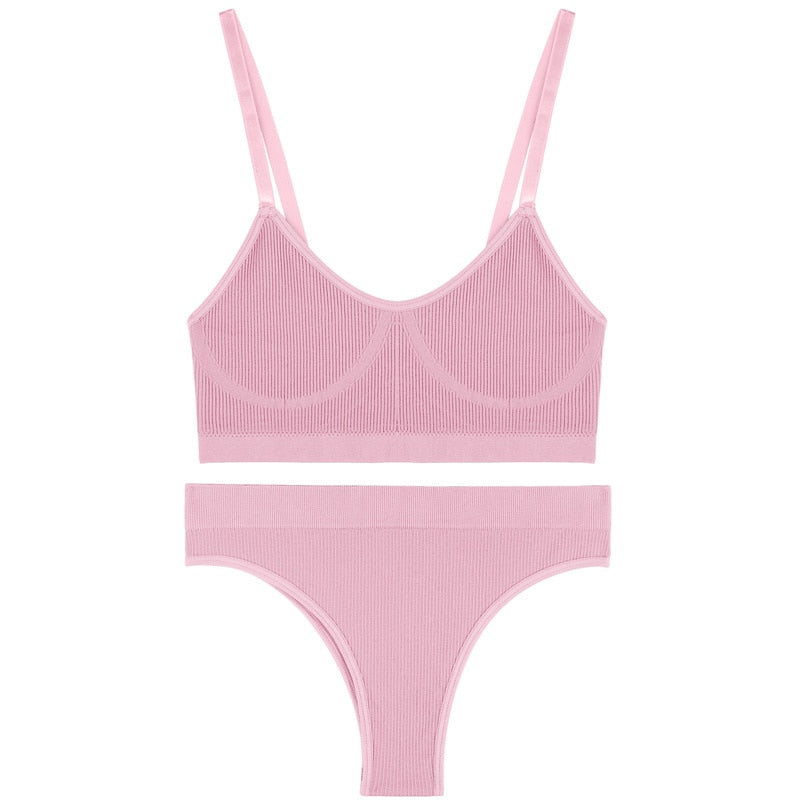 Ladies Bra Set Sexy Lingerie Female panties / Bra Tops stretchable / enter Discount Code WGA1H5VR01SA Buy 5 get 1 FREE / FREE Shipping