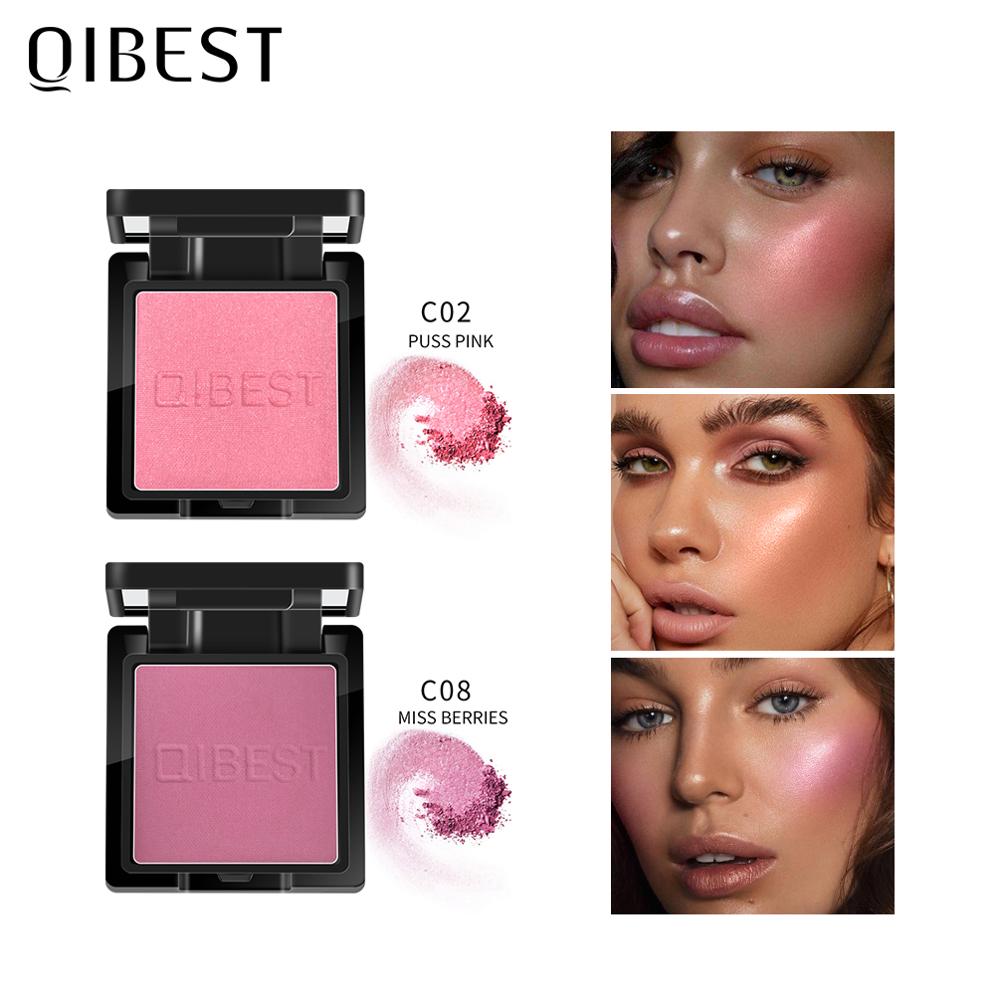 QIBEST Blush 8 Colors Face Cosmetic Shadow Blush Palette / FREE Shipping