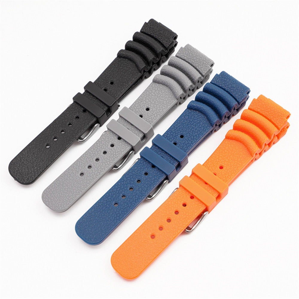 20mm 22mm 24mm Diving Watch Straps for Seiko or Casio / FREE Shipping