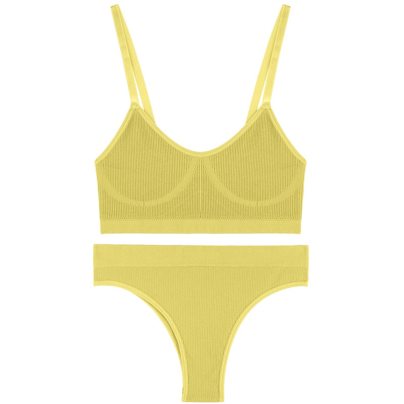 Ladies Bra Set Sexy Lingerie Female panties / Bra Tops stretchable / enter Discount Code WGA1H5VR01SA Buy 5 get 1 FREE / FREE Shipping