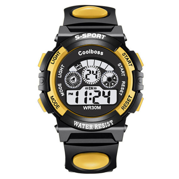 Children Watch Sport Kids Watches Silicone Strap Waterproof LED Digital