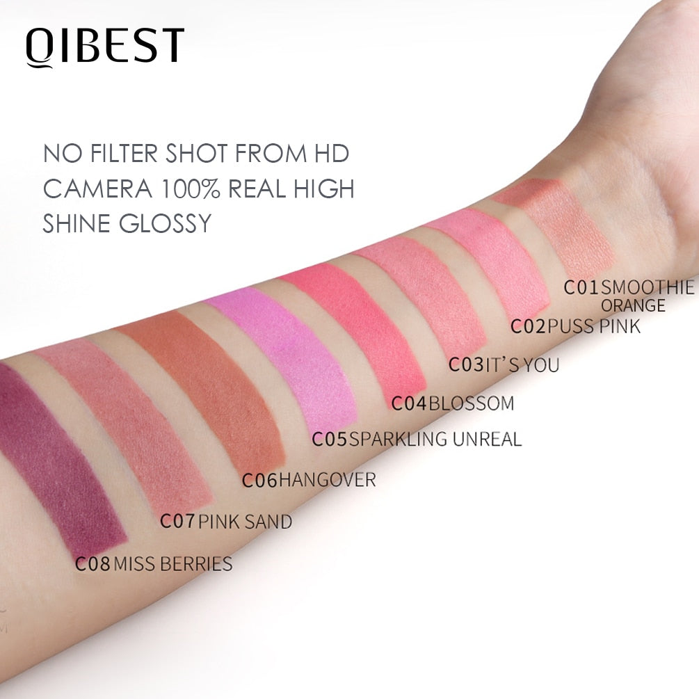 QIBEST Blush 8 Colors Face Cosmetic Shadow Blush Palette / FREE Shipping