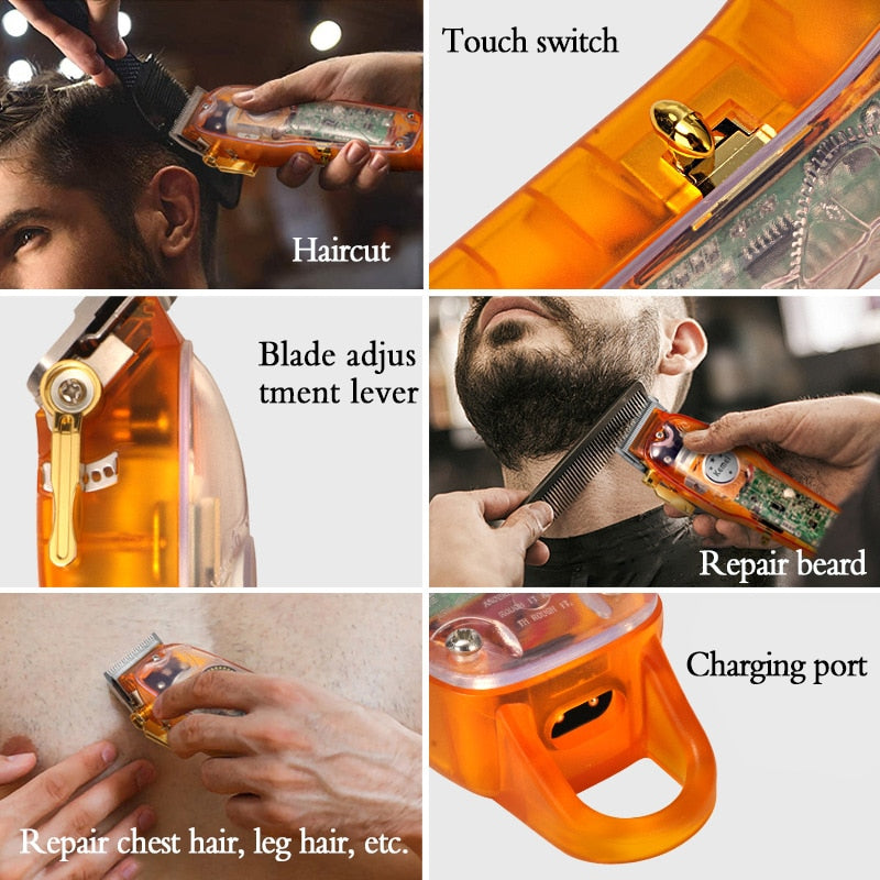 Kemei Electric Hair Clipper for Men / Professional cordless Cutter Wireless Hair Cutter / FREE Shipping