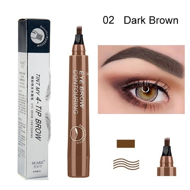 4 Point Eyebrow Liquid Pencil Waterproof - Microblade / Buy 25 get 7 FREE / Enter Code 24QZ9JA6Y2N6 / FREE Shipping