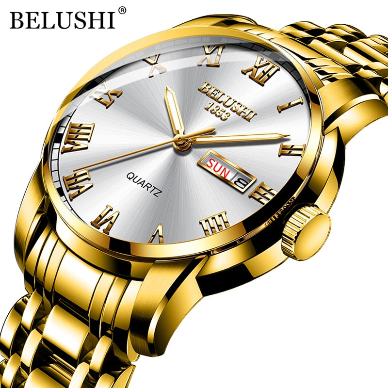 BELUSHI Top Brand Luxury Men's Watch, Luminous/ FREE Shipping - tracking available