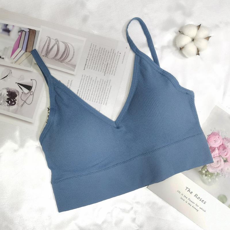Ladies sexy Sport Tube Top Streetwear Seamless Tee Bra / enter Discount Code NMN8K5YN3XE0 BUY 4 get 1 FREE / FREE Shipping