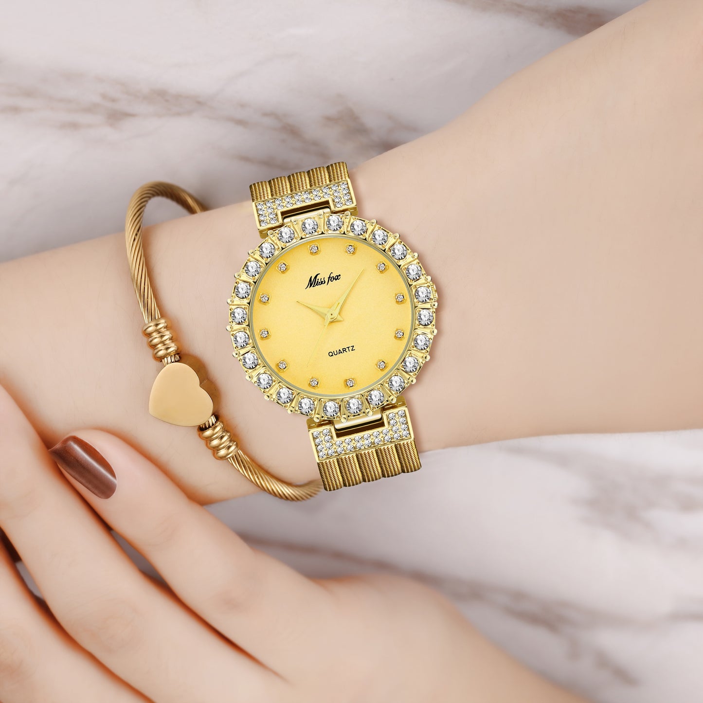 MISS FOX Luxury watch , get 2 Miss FOX watches only $52.50 promo code K9RMTK8G7B3B
