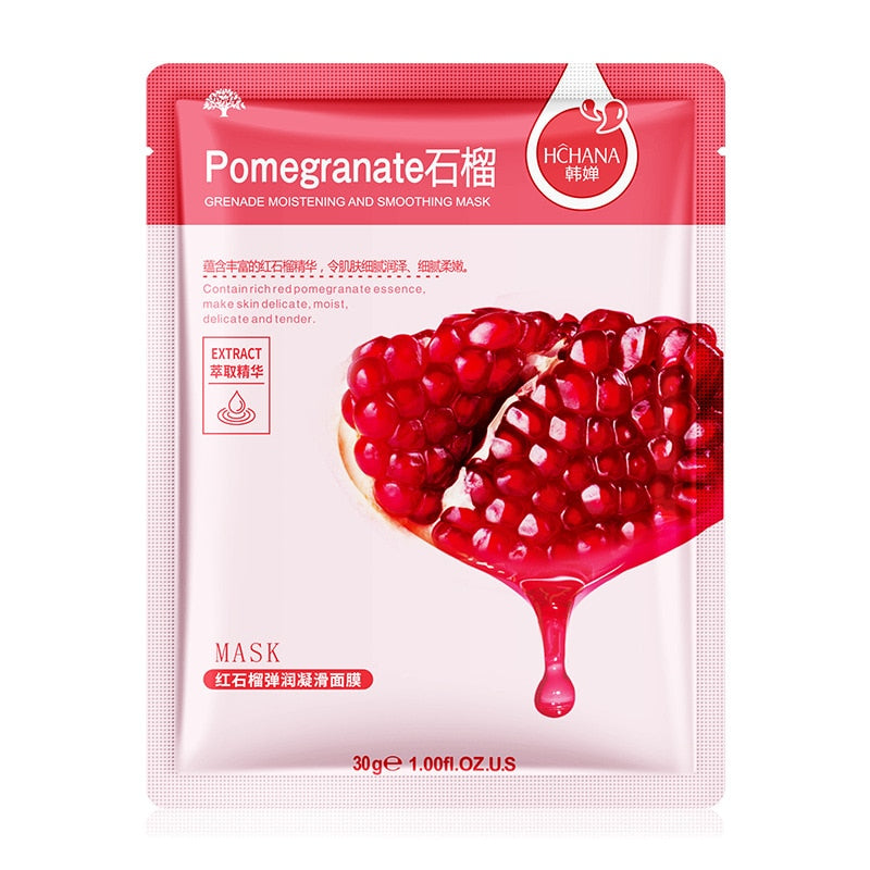 Skin Care Natural Fruit Plant Facial Mask Moisturizing / Oil-Control - Fruit Face Mask / FREE shipping
