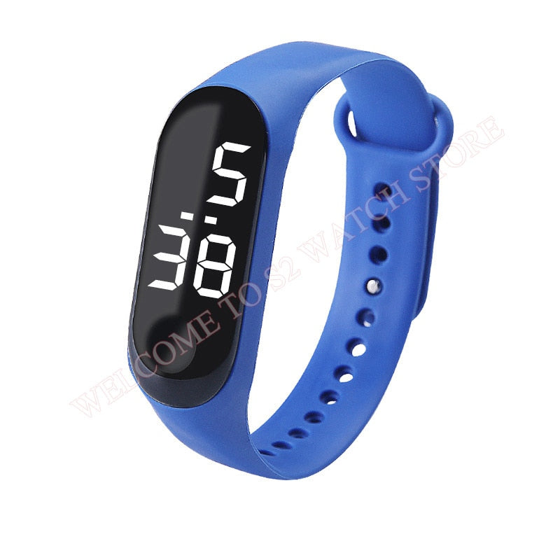 Fashion Sports Watch For Children girls/boys Waterproof Led Digital Watch Ultra-light Silicone Strap Teen Boys Girls WristWatch Unisex