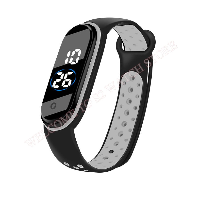 Fashion Sports Watch For Children girls/boys Waterproof Led Digital Watch Ultra-light Silicone Strap Teen Boys Girls WristWatch Unisex