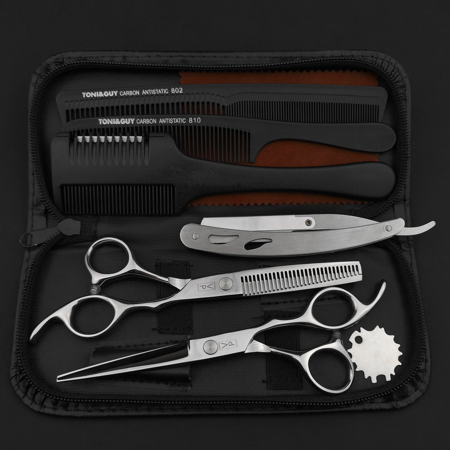 Professional Japan 440c 6 Inch Hair Scissors Set / Cutting Shears / Thinning Barber Scissors Set / Barber Hairdressing Scissors / FREE Shipping