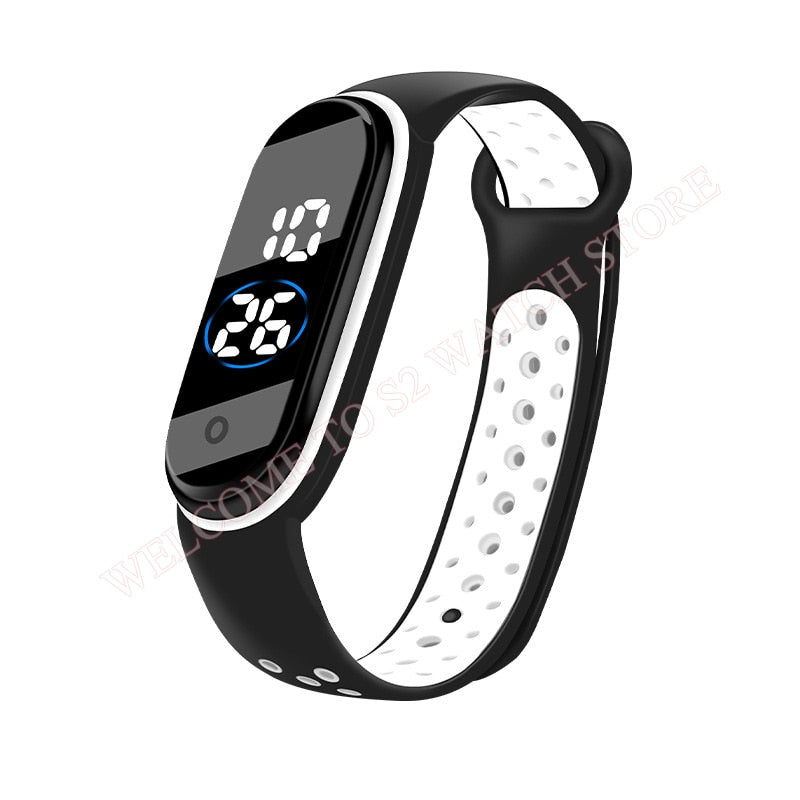 Fashion Sports Watch For Children girls/boys Waterproof Led Digital Watch Ultra-light Silicone Strap Teen Boys Girls WristWatch Unisex
