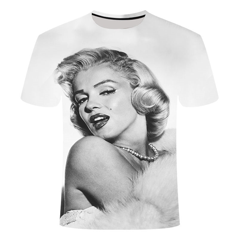 Men / Ladies t-shirt prints Marilyn Monroe with other beautiful prints / FREE shipping