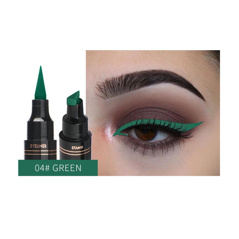 QIBEST multi-color Eyeliner Pen Waterproof Fast Dry Double-ended / FREE shipping