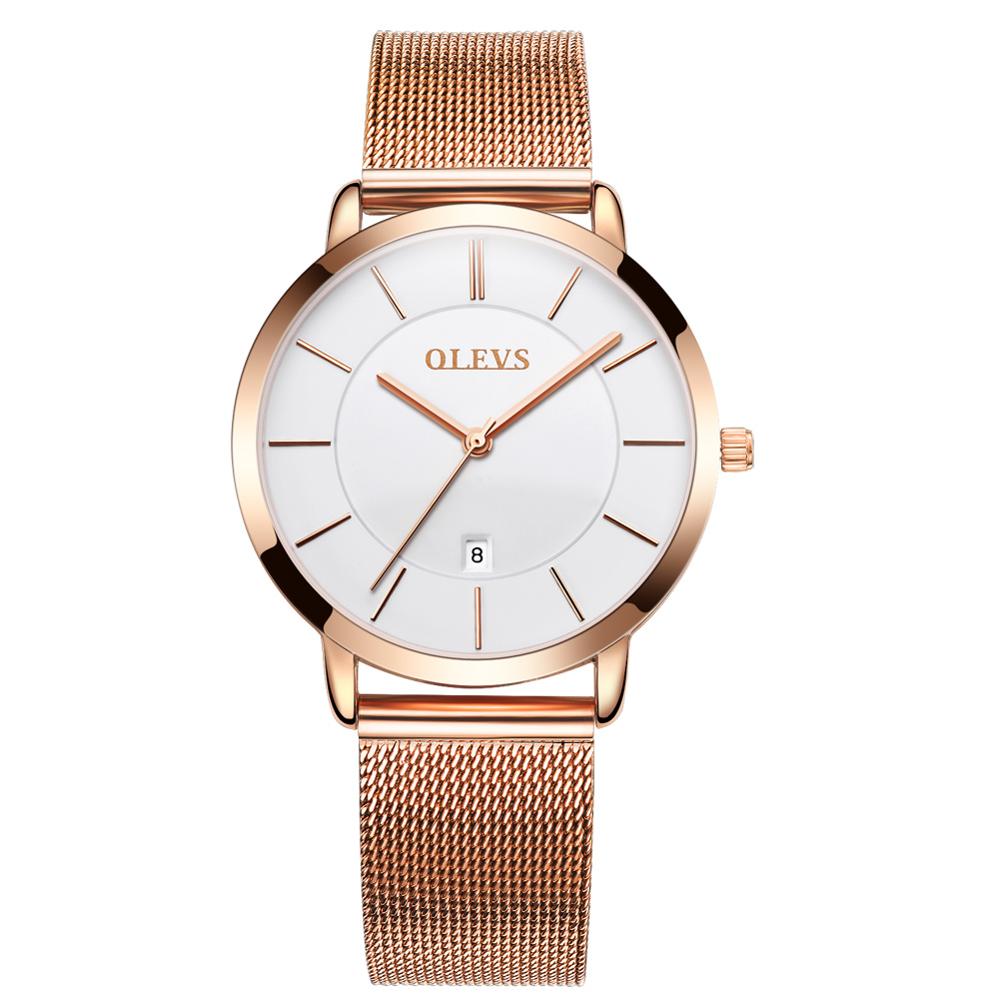 OLEVS beautiful Rose gold Wrist Watch for Women, enter discount code 40WG608Z0TYR Buy 1 get 1 FREE / FREE Shipping