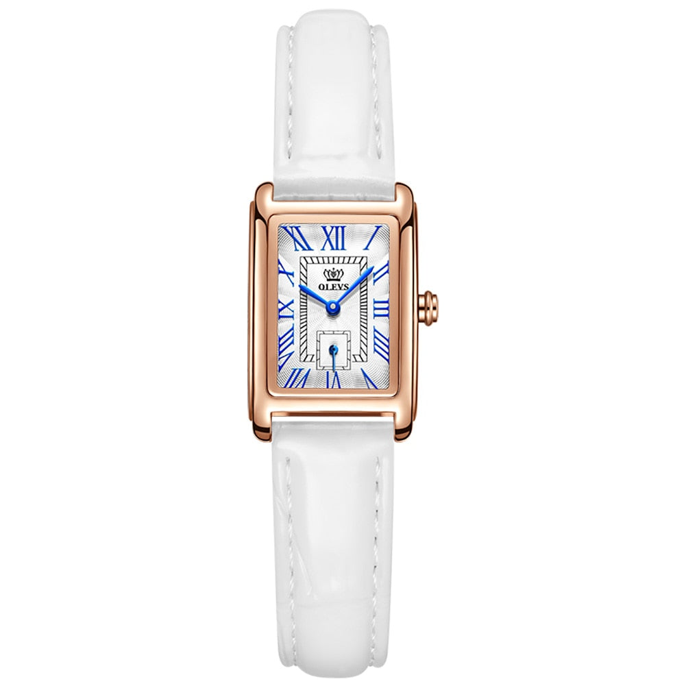 OLEVS elegant Top Luxury Brand Watch for Women / Red Quartz / Waterproof