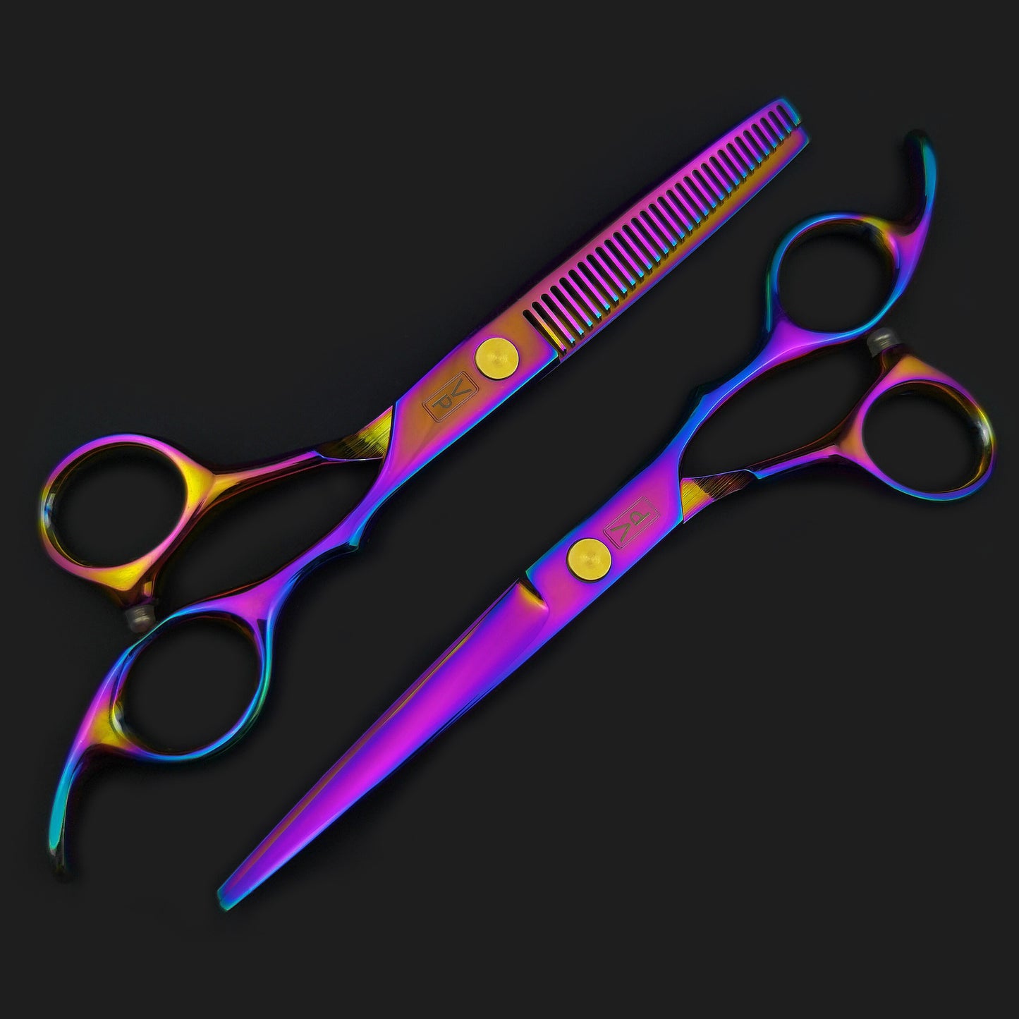 Professional Japan 440c 6 Inch Hair Scissors Set / Cutting Shears / Thinning Barber Scissors Set / Barber Hairdressing Scissors / FREE Shipping