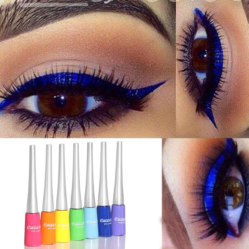 Cmaadu Cosmetics Colorful Liquid Eyeliner Waterproof Eyeliner Gel / Buy 6 get 1 FREE / Enter Code NND4EY0NDCRE / FREE Shipping