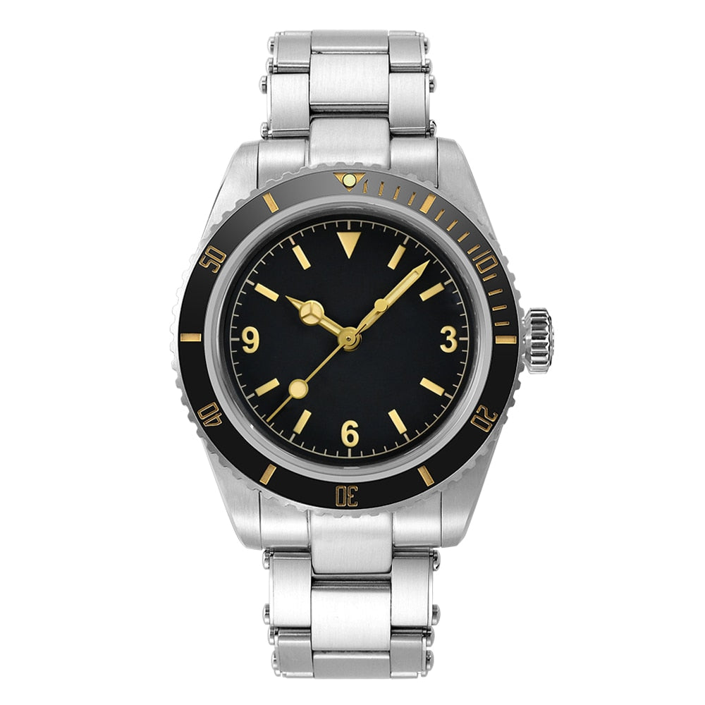 San Martin top brand Men's wrist Watch 38mm Diver 6200 Luxury Sapphire 20Bar Luminous