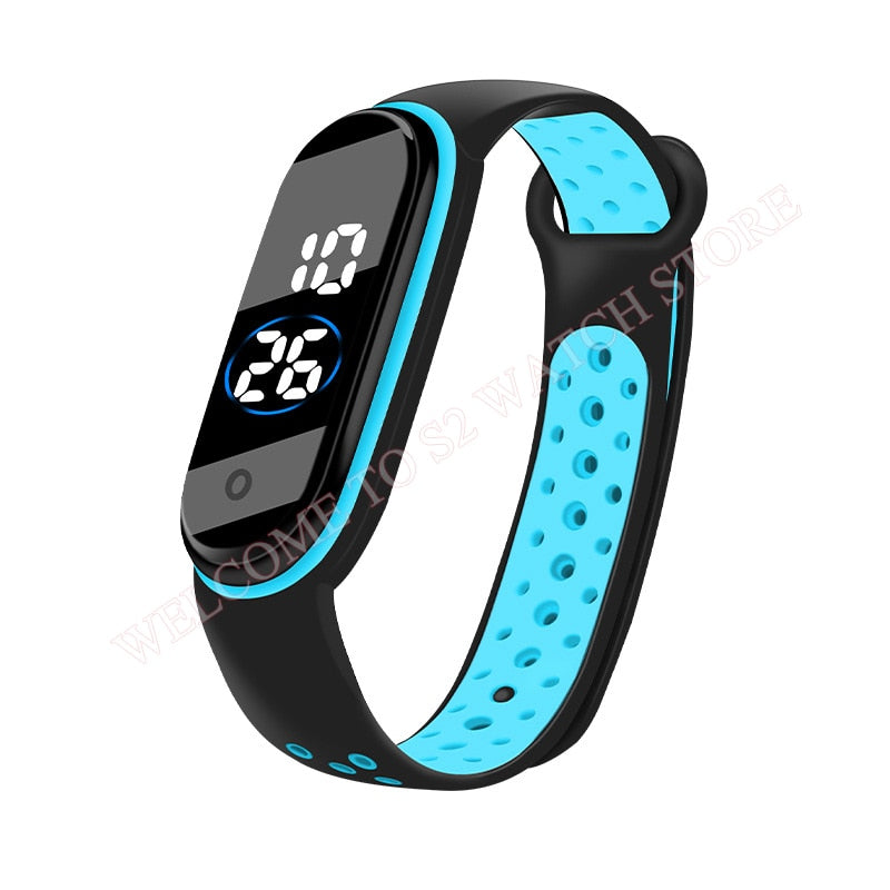 Fashion Sports Watch For Children girls/boys Waterproof Led Digital Watch Ultra-light Silicone Strap Teen Boys Girls WristWatch Unisex
