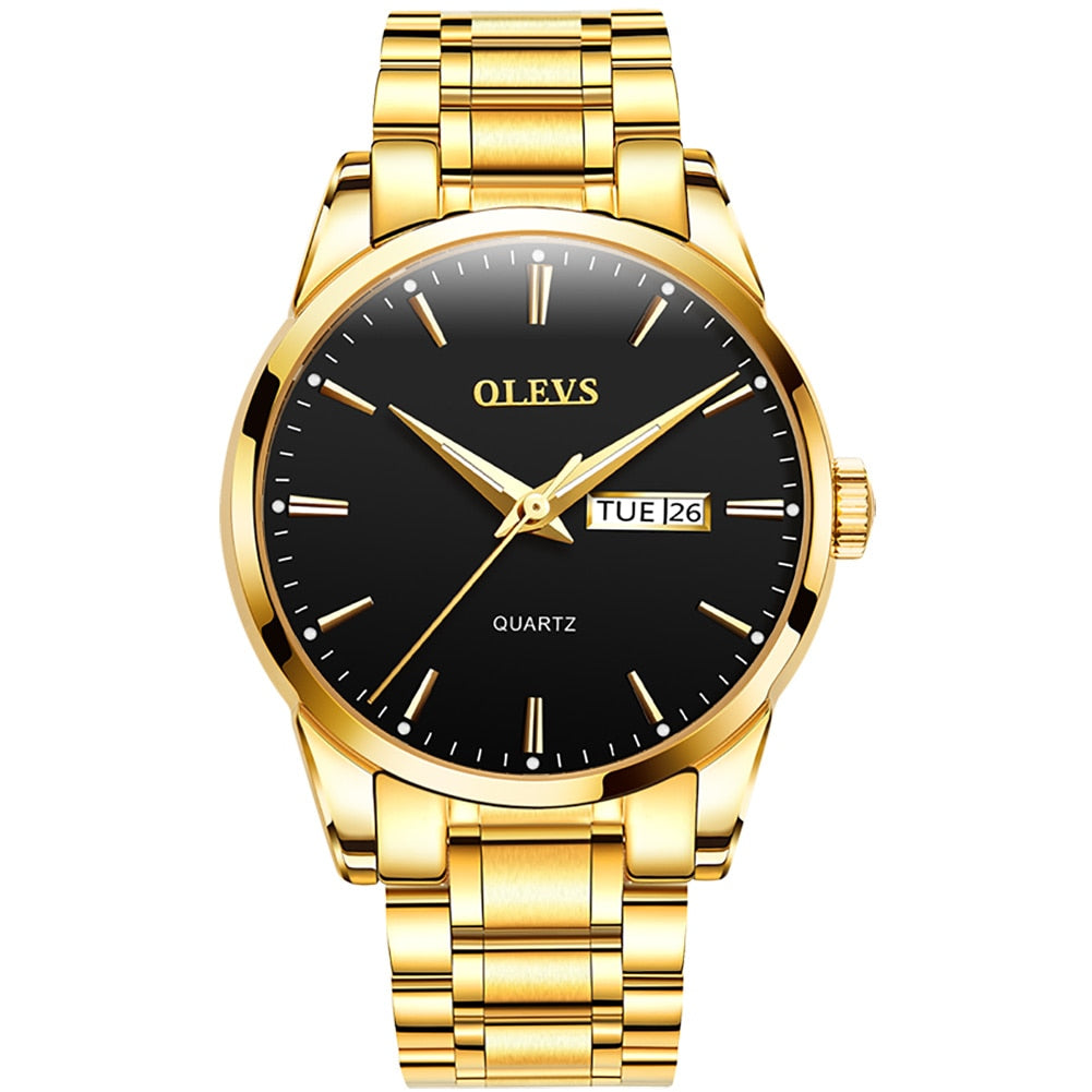 OLEVS Luxury business watch for Men / enter discount code K0B074XFDPD6 Buy 1 get 1 FREE / FREE Shipping