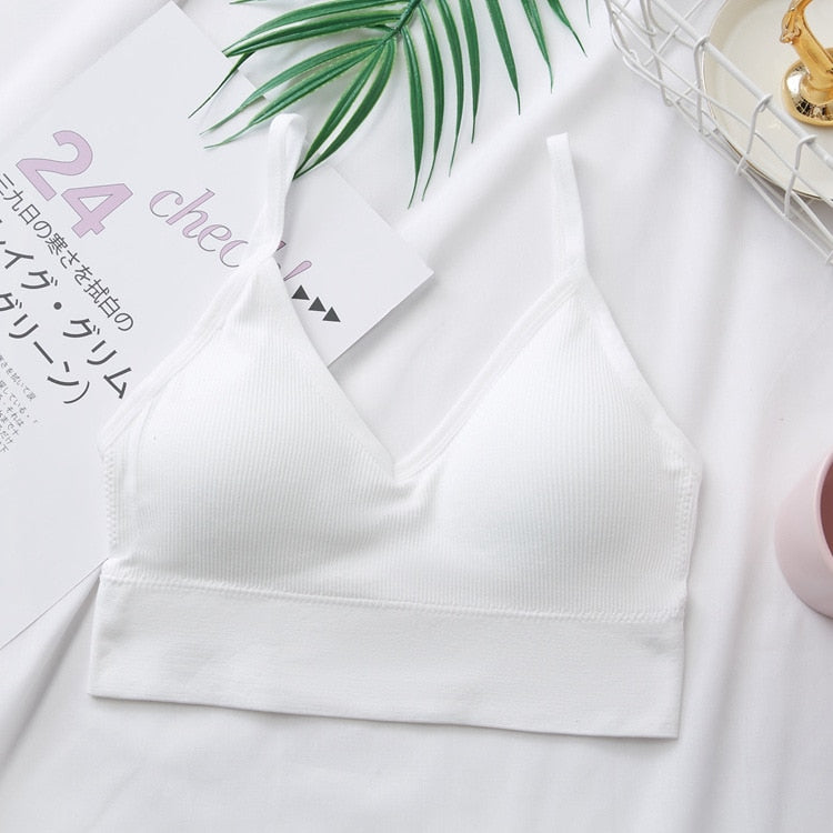 Ladies sexy Sport Tube Top Streetwear Seamless Tee Bra / enter Discount Code NMN8K5YN3XE0 BUY 4 get 1 FREE / FREE Shipping