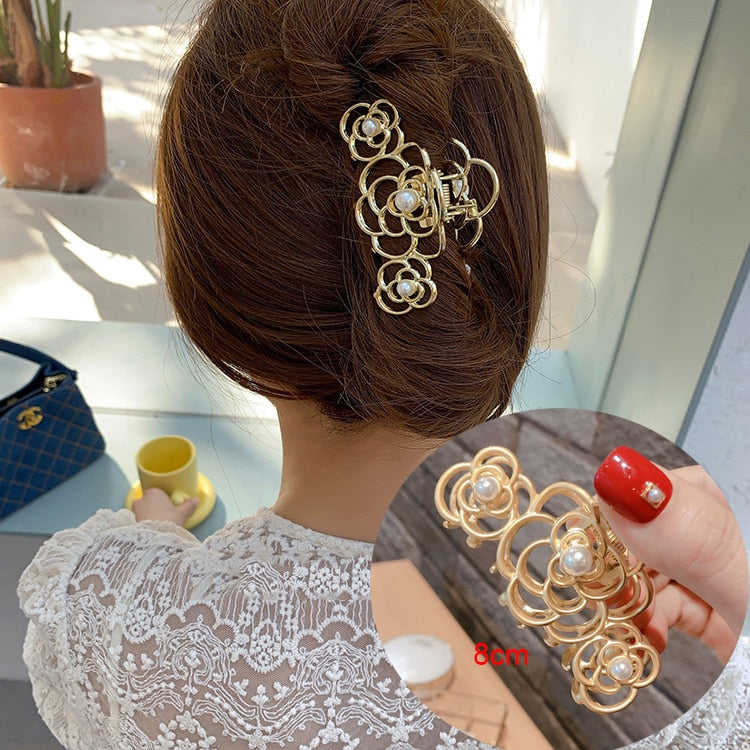 AWAYTR custom Rhinestone Metal Hair Claw Crab Clip / Free Shipping