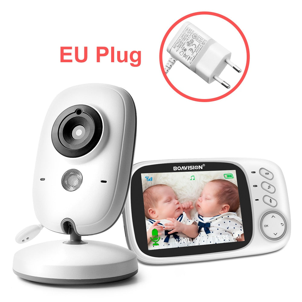 VB603 Video Security Camera Baby Monitor 2.4G Wireless and 3.2 Inches LCD 2 Way Audio / Free Shipping