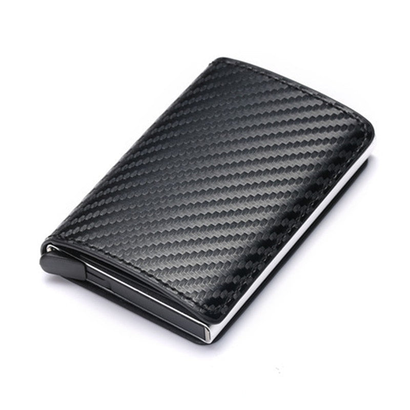Men RFID Blocking Money, Bank Card Slim Leather Wallet-ID Holder-money clip/ Free Shipping