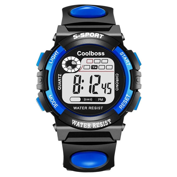 Children Watch Sport Kids Watches Silicone Strap Waterproof LED Digital
