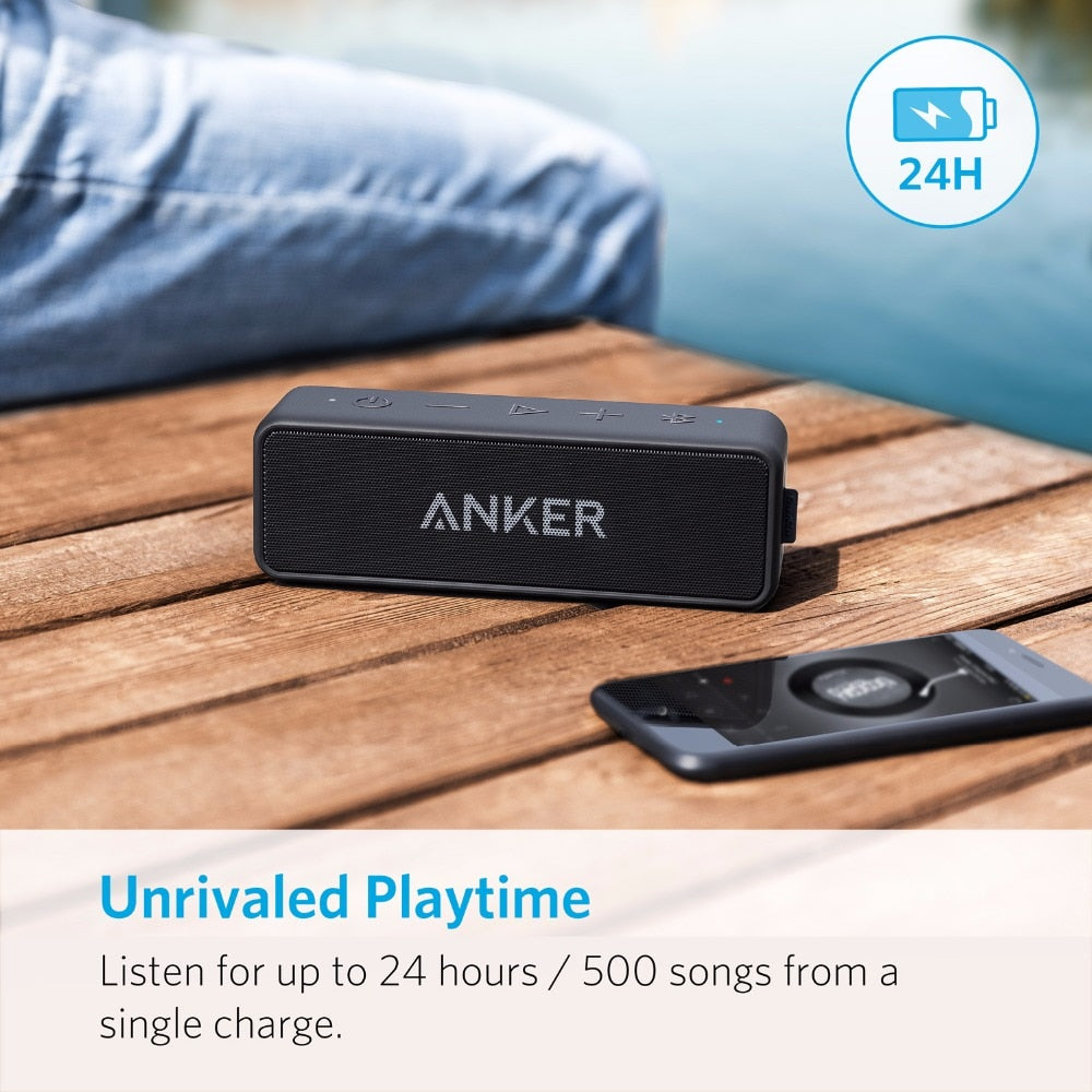 Anker Soundcore 2 Bluetooth Speaker Portable Wireless Speaker IPX7 66ft range / FREE Shipping