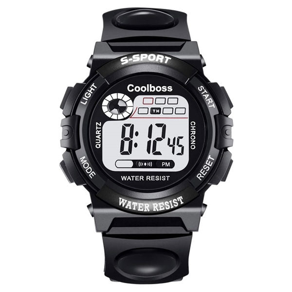 Children Watch Sport Kids Watches Silicone Strap Waterproof LED Digital