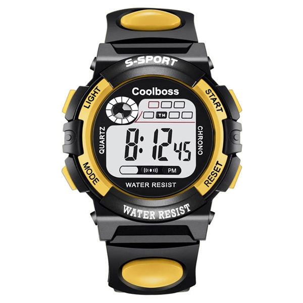 Children Watch Sport Kids Watches Silicone Strap Waterproof LED Digital